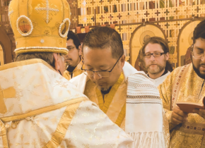 Michael Pak at his ordination to the subdiaconate.